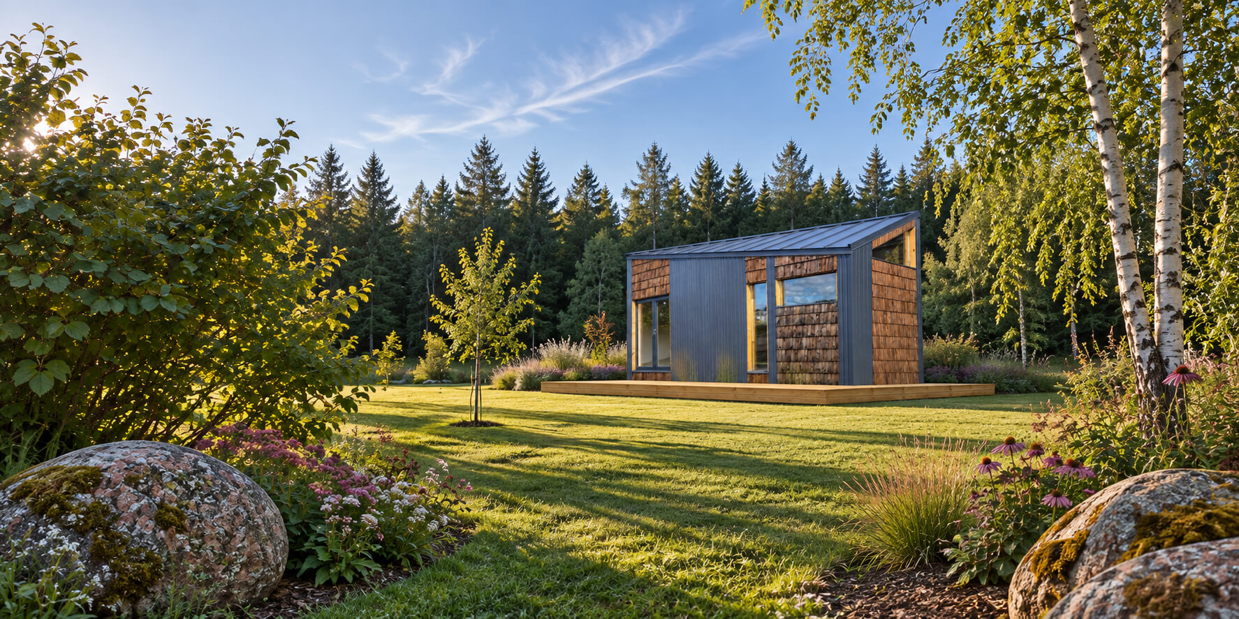 STJU 20 house in a garden